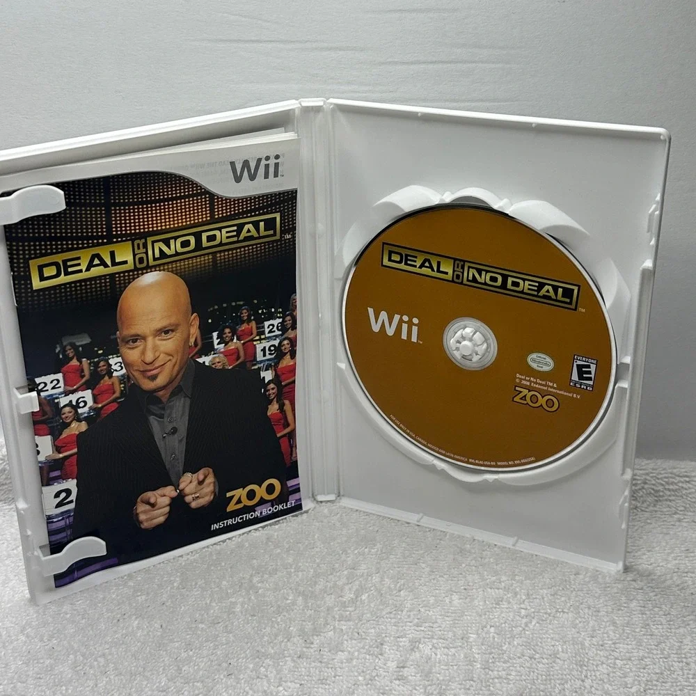 Nintendo Wii Game Lot: Carnival Games, Disney All Star, Kidz Bop, Deal No Deal